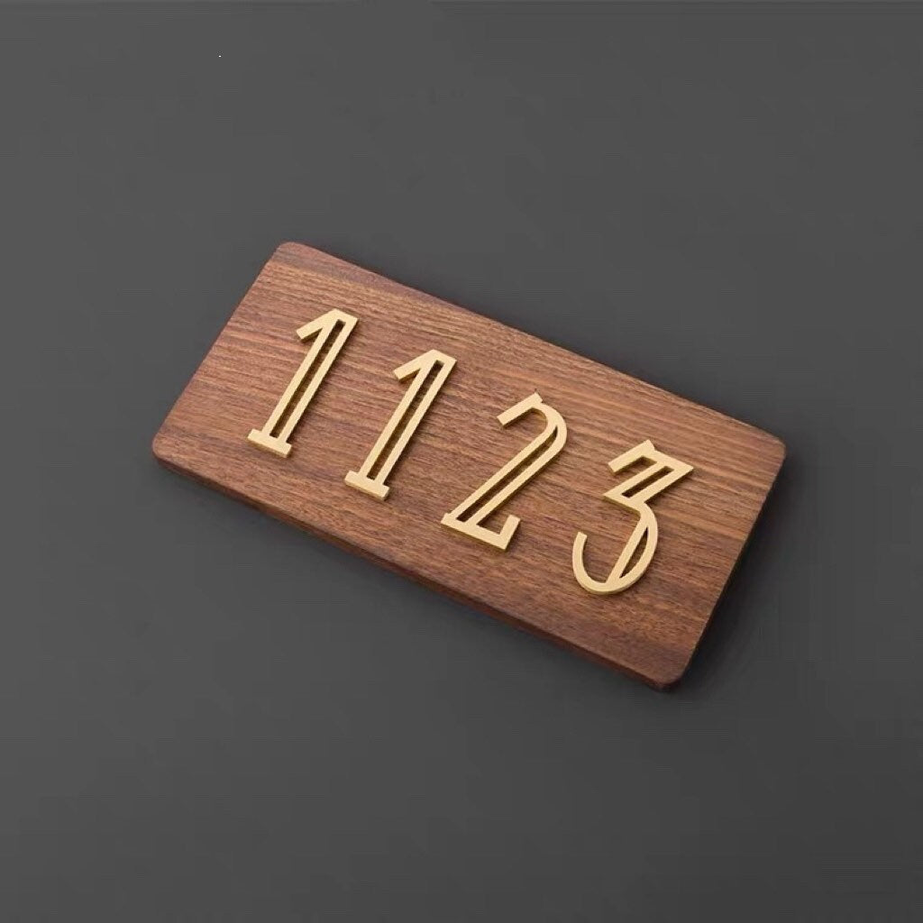 Custom Brass Alphabet letter or Number Sign – Ladiessquare