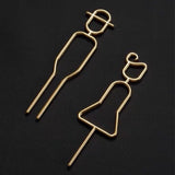 Deluxe Brass Washroom Sign, Bathroom Sign, Restroom Sign, Toilet Sign