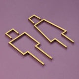 Luxury Matt Surface Metal Washroom Sign, Bathroom Sign, Restroom Sign, Toilet Sign, Disabled Sign, Handicapped Sign