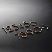 Deluxe Brass Number Sign, Door Number Sign, Hotel Number Sign