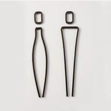 Luxury Aluminium Black with gold edge Washroom Sign, Bathroom Sign, Restroom Sign, Toilet Sign