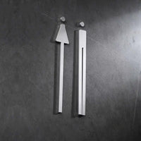 Luxury Aluminium Washroom Sign, Bathroom Sign, Restroom Sign, Toilet Sign