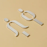 Luxury Aluminium Washroom Sign, Bathroom Sign, Restroom Sign, Toilet Sign