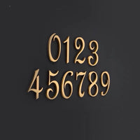 Custom Brass Alphabet letter or Number Sign, Door Number Sign, Hotel Number Sign