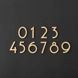 Custom Brass Number Sign, Door Number Sign, Hotel Number Sign