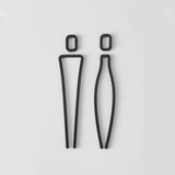 Luxury Aluminium Black with gold edge Washroom Sign, Bathroom Sign, Restroom Sign, Toilet Sign