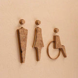 Luxury Stone & Aluminium Washroom Sign, Bathroom Sign, Restroom Sign, Toilet Sign, Disabled Sign