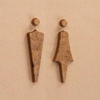 Luxury Stone & Aluminium Washroom Sign, Bathroom Sign, Restroom Sign, Toilet Sign, Disabled Sign