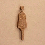 Luxury Stone & Aluminium Washroom Sign, Bathroom Sign, Restroom Sign, Toilet Sign