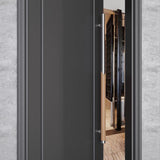 Luxury Stainless Steel & Wood Double Sided Door Pull Handles