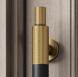 Luxury Stainless Steel & Wood Double Sided Door Pull Handles