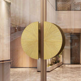 Luxury Modern Round Stainless Steel Double Sided Door Pull Handles