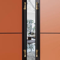 Luxury Stainless Steel & Wood Double Sided Door Pull Handles