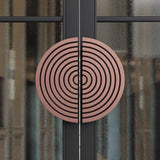 Luxury Modern Round Stainless Steel Double Sided Door Pull Handles