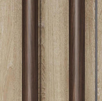 Luxury Stainless Steel & Wood Double Sided Door Pull Handles