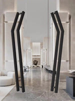 Luxury Modern Stainless Steel Double Sided Door Pull Handles