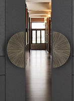 Luxury Modern Round Stainless Steel Double Sided Door Pull Handles