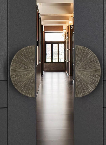 Luxury Modern Round Stainless Steel Double Sided Door Pull Handles