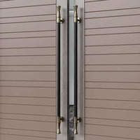 Luxury Stainless Steel & Wood Double Sided Door Pull Handles