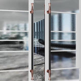 Luxury Stainless Steel & Wood Double Sided Door Pull Handles