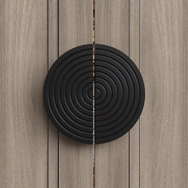 Luxury Modern Round Stainless Steel Double Sided Door Pull Handles