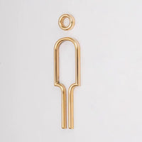 Deluxe Brass Washroom Sign, Bathroom Sign, Restroom Sign, Toilet Sign