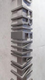 Custom Stainless Letter Corner Sign