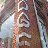Custom Stainless Letter Corner Sign