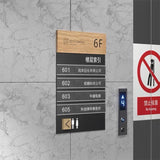 Custom Wood & Acrylic Changable Way finding, Floor Directory Sign, Directional Sign
