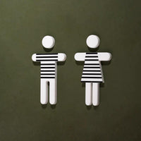 Custom Marble Washroom Sign, Bathroom Sign, Restroom Sign, Toilet Sign