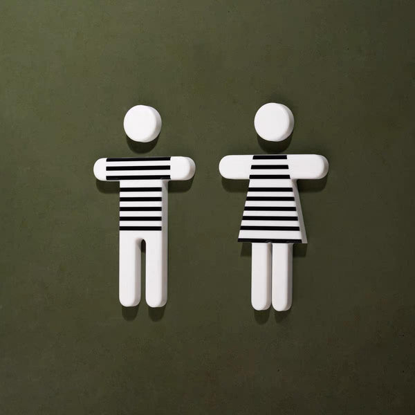 Custom Marble Washroom Sign, Bathroom Sign, Restroom Sign, Toilet Sign