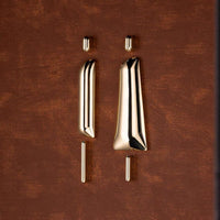 Deluxe Brass Washroom Sign, Bathroom Sign, Restroom Sign, Toilet Sign