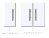 Luxury Modern Aluminium Metal Double Sided Door Pull Handles