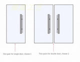 Luxury Modern Round Aluminium Double Sided Door Pull Handles