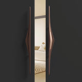 Luxury Stainless Steel Knurled Door Pull Handles