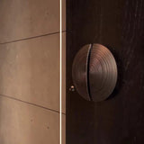 Luxury Modern Round Aluminium Double Sided Door Pull Handles