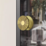 Luxury Modern Round Aluminium Double Sided Door Pull Handles