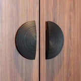 Luxury Modern Round Aluminium Double Sided Door Pull Handles
