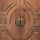 Luxury Modern Round Aluminium Double Sided Door Pull Handles