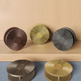 Luxury Modern Round Aluminium Double Sided Door Pull Handles