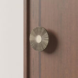 Luxury Modern Round Aluminium Double Sided Door Pull Handles