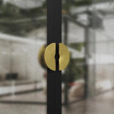 Luxury Modern Round Aluminium Double Sided Door Pull Handles