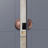 Luxury Modern Round Aluminium Double Sided Door Pull Handles