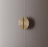 Luxury Modern Round Stainless Steel Double Sided Door Pull Handles