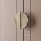 Luxury Modern Round Aluminium Double Sided Door Pull Handles