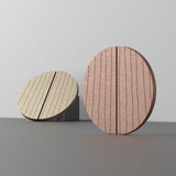Luxury Modern Round Aluminium Double Sided Door Pull Handles