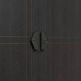 Luxury Modern Hexagon Aluminium Double Sided Door Pull Handles