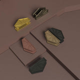 Luxury Modern Hexagon Aluminium Double Sided Door Pull Handles