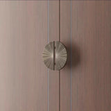 Luxury Modern Round Stainless Steel Double Sided Door Pull Handles