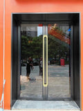 Luxury Modern Aluminium Metal Double Sided Door Pull Handles